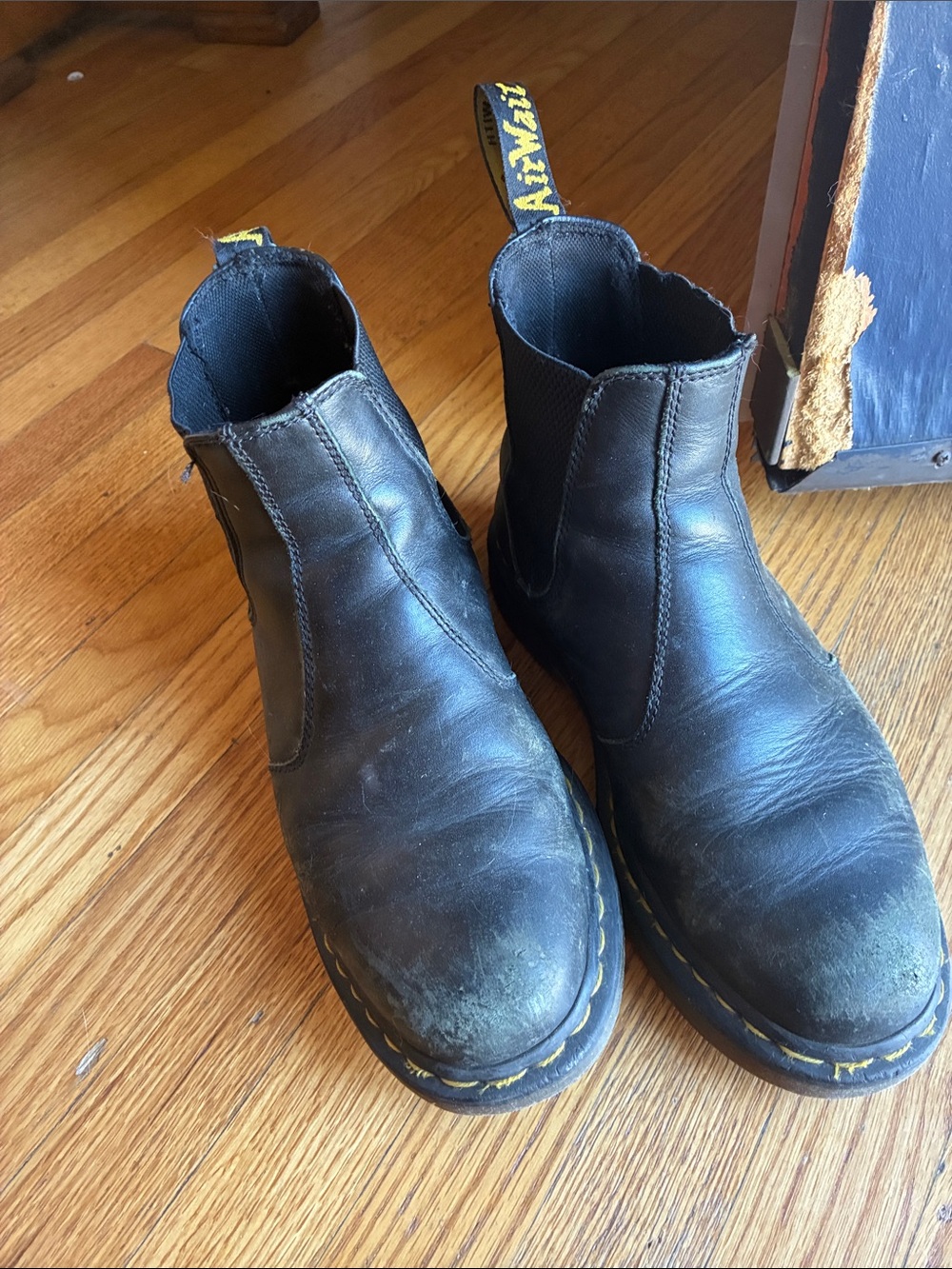 Vegan Leather Dr. Martens Chelsea boots